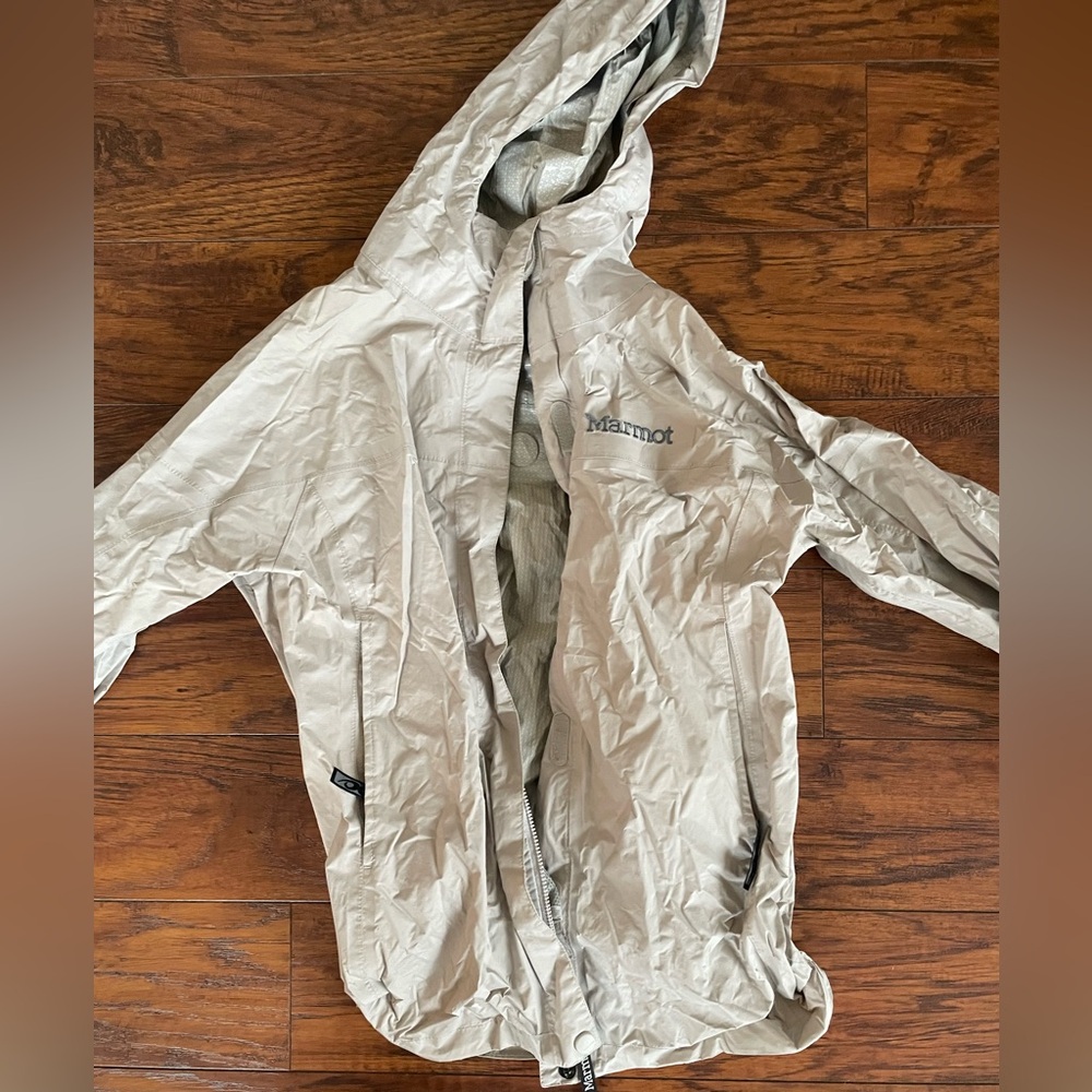 Marmot precip rain jacket waterproof wind proof vented snow ski